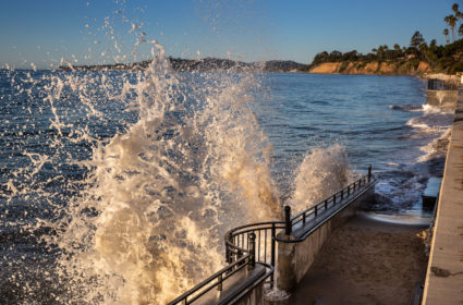 Santa Barbara Beaches Hit By High Tides