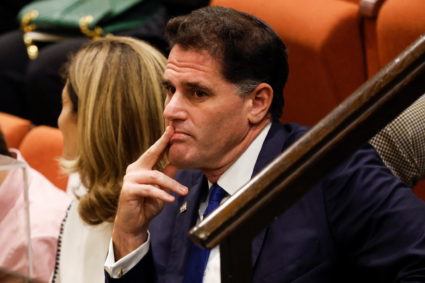 Former Israeli Ambassador to the U.S. Ron Dermer attends a special session of Israel's parliament, to approve and swear in...