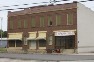 Marion County Record newspaper building. Photo provided by AP