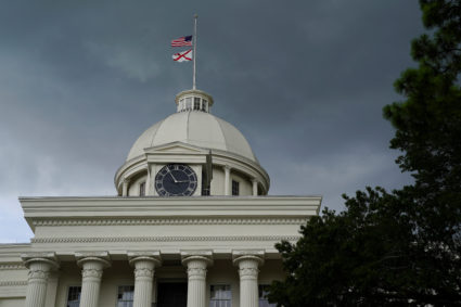 The late U.S. Congressman John Lewis Lies in State at the Alabama State Capitol in Montgomery