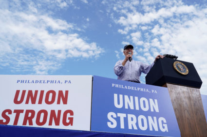 U.S. President Joe Biden celebrates Labor Day in Philadelphia