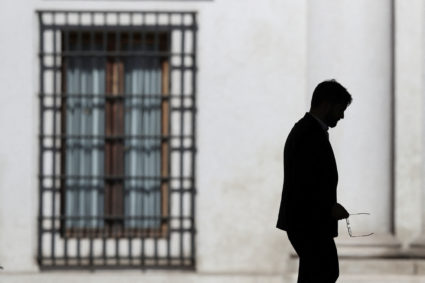Chile's President Gabriel Boric attends an official ceremony marking the 50th anniversary of the coup that toppled Salvador Allende and started Augusto Pinochet's dictatorship, at La Moneda government palace, in Santiago, Chile, September 11, 2023. Photo by Ivan Alvarado/REUTERS