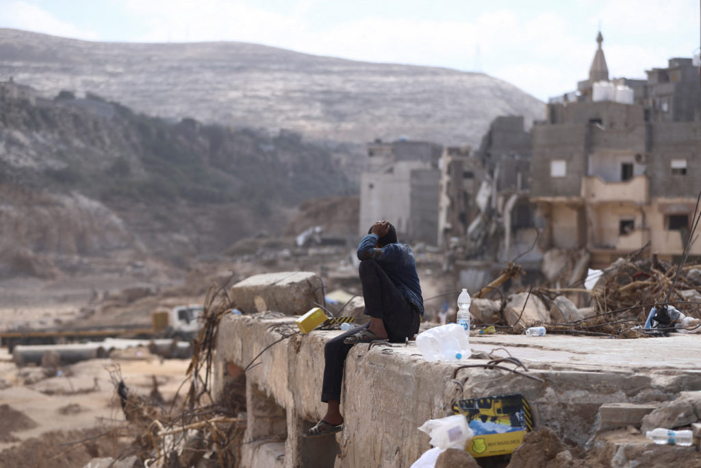Aftermath of the floods in Derna