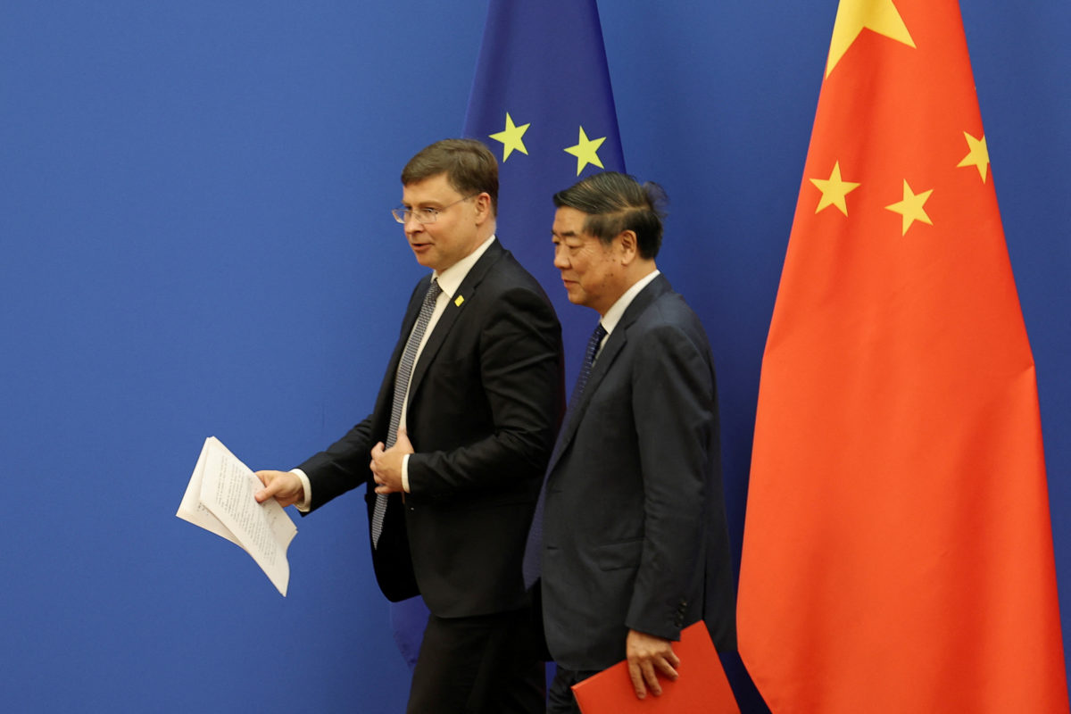EU commissioner calls for more balanced trade with China, warns that ...