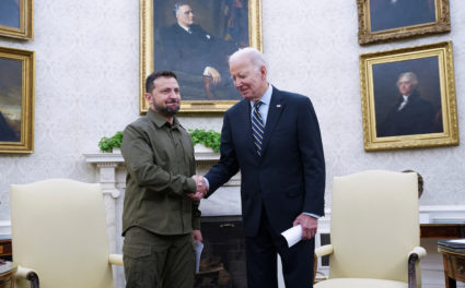 Ukraine&rsquo;s Zelenskyy appeals to U.S. for continued aid against Russia&rsquo;s invasion