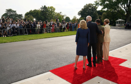 Ukrainian President Zelenskiy meets with U.S. President Biden at the White House in Washington