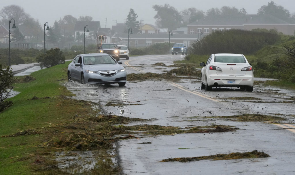 Hurricane Lee arrives in Canada