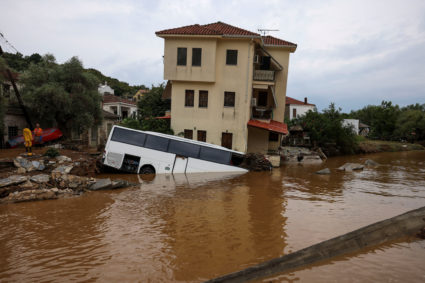 Impact of storm Daniel in central Greece