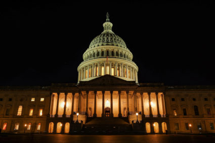 A view of the U.S. Capitol Building in Washington