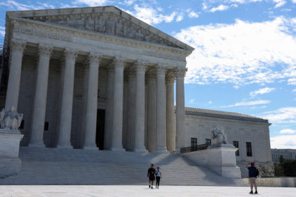 FILE PHOTO: U.S. Supreme Court building is seen as justices released their financial disclosure reports in Washington