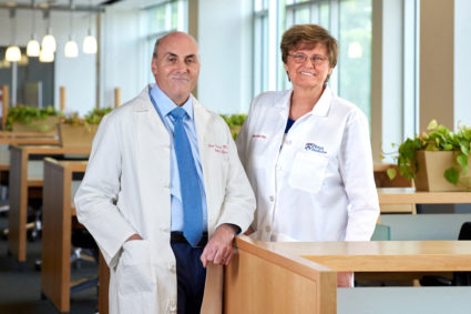 Penn Medicine scientists Katalin Kariko and Drew Weissman, who won the 2023 Nobel Prize in Physiology or Medicine