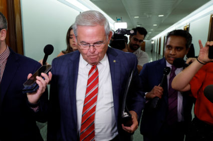 Sen. Menendez charged with being unregistered agent of the Egyptian government