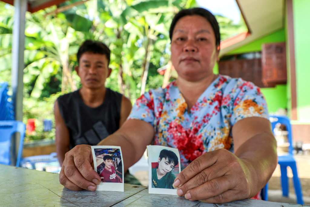 Thai mother waits for news of her 26-year-old son's fate in Gaza