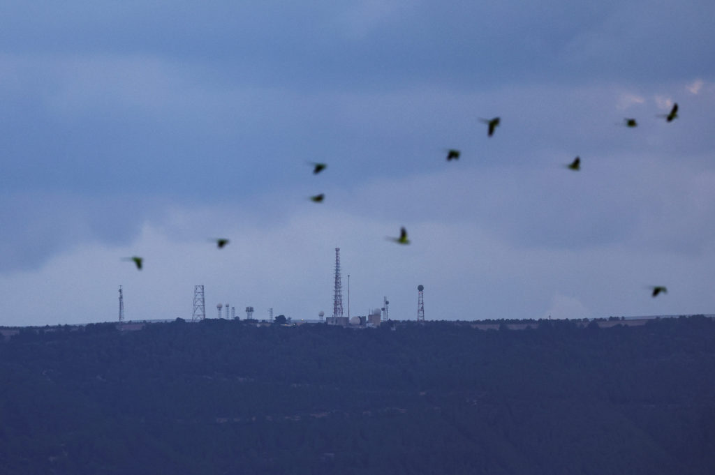 A view of a part of Lebanon as seen from Israel's border with the country, in northern Israel, October 16, 2023. Photo by ...