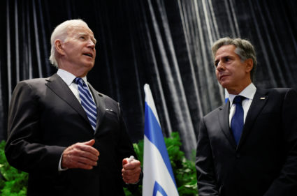 U.S. President Biden visits Israel amid the ongoing conflict between Israel and Hamas