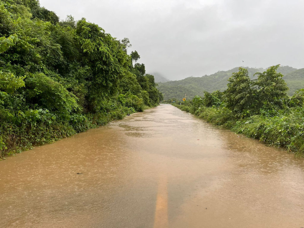 Aftermath of Hurricane Otis, in Juan R Escudero