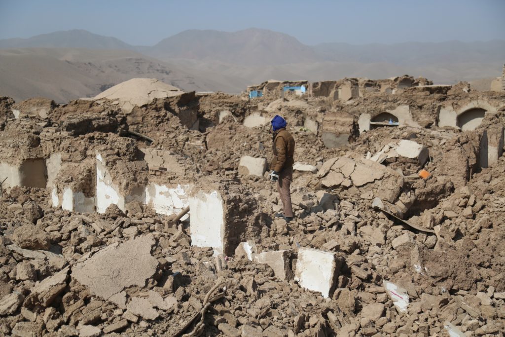Aftermath of the earthquake in Herat