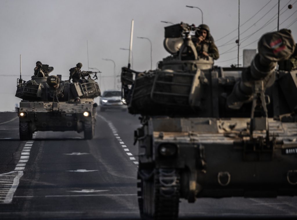 Israeli military mobility on the Gaza border