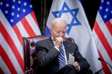U.S. President Joe Biden meets Israeli Prime Minister Benjamin Netanyahu in Tel Aviv