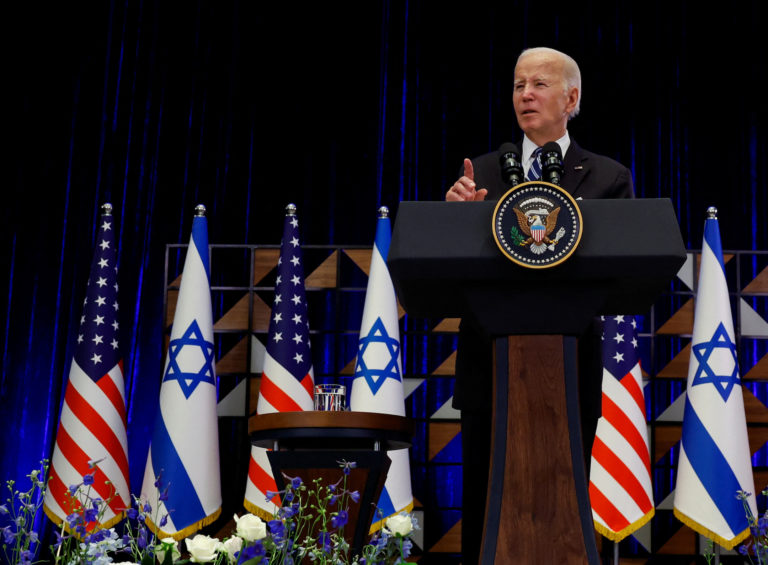U.S. President Biden visits Israel amid the ongoing conflict between Israel and Hamas