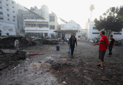 Examining intelligence assessments of who is responsible for Gaza hospital blast