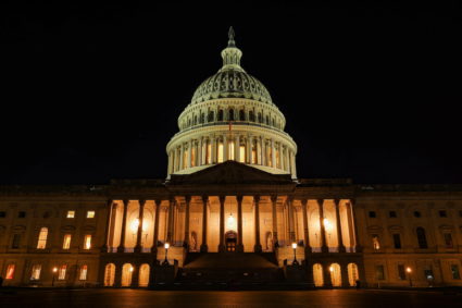 A view of the U.S. Capitol Building in Washington