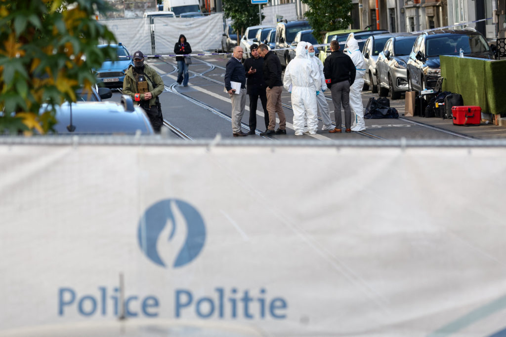 Aftermath of deadly shooting in Brussels