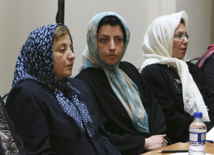 Nobel Peace Prize for jailed Iranian activist bolsters her call for human rights