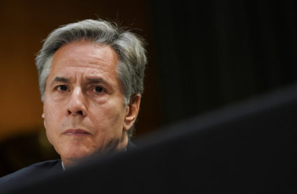 Blinken testifes at a hearing on Capitol Hill in Washington