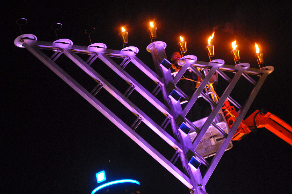 2nd Annual Super Big Menorah Lighting In The D