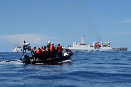 Philippines says China coast guard seized food dropped by plane for Filipino forces in disputed sea