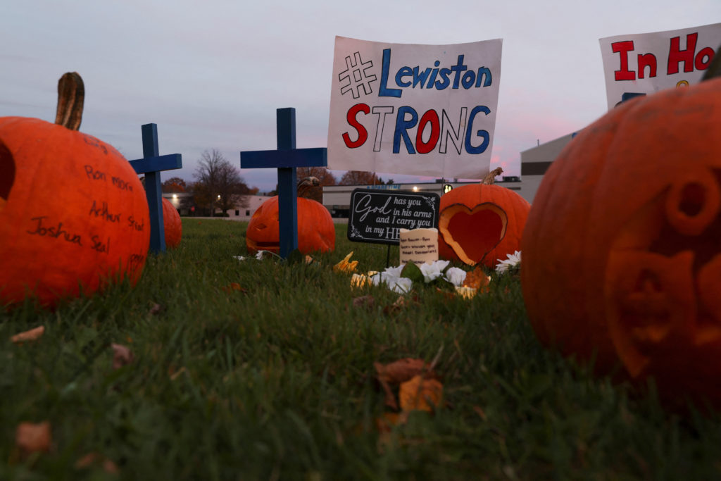 Aftermath of the deadly mass shooting in Lewiston