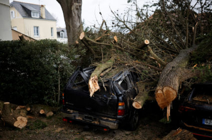 Storm Ciaran hits France