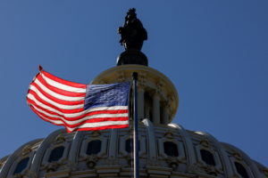 A view of the U.S. Capitol Building in Washington