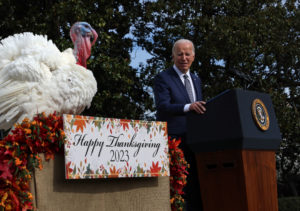 U.S. President Biden pardons the National Thanksgiving Turkey in Washington, U.S.