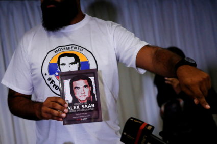 News conference of the "Free Alex Saab" movement, in Caracas