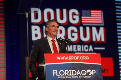 Republican presidential candidates speak during Florida Freedom Summit in Kissimmee