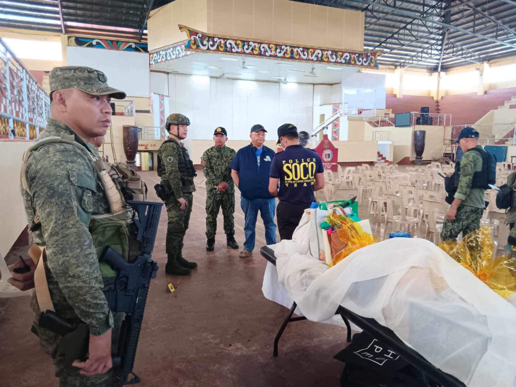 Aftermath of explosion during a Catholic Mass at Mindanao State University in Marawi