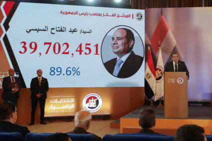 El-Sissi wins Egypt's presidential election with 89.6 percent of the vote, secures third term in office
