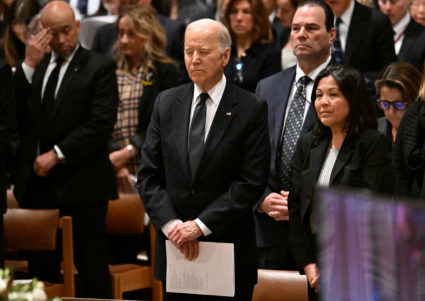 Memorial service for former US Supreme Court Justice Sandra Day O'Connor at the National Cathedral in Washington