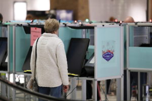 Democratic Senator Catherine Cortez Masto ahead of the midterm elections in Las Vegas