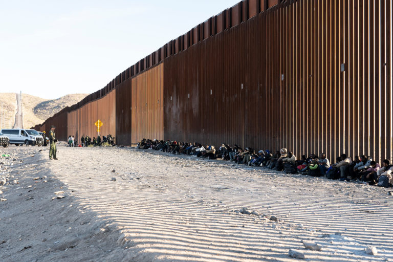 Number of migrants surges in the border town of Lukeville, Arizona