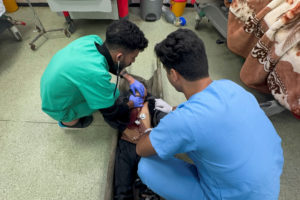 Palestinians wounded in Israeli strikes at Nasser hospital in Khan Younis