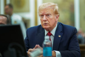 Donald Trump attends civil fraud trial in New York