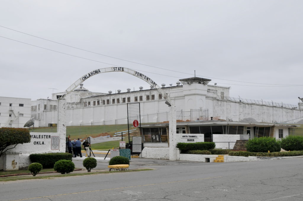 The Oklahoma State Penitentiary where Richard Glossip is set to be executed is seen in McAlester, Oklahoma