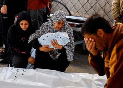 Gaza baby born and killed in war