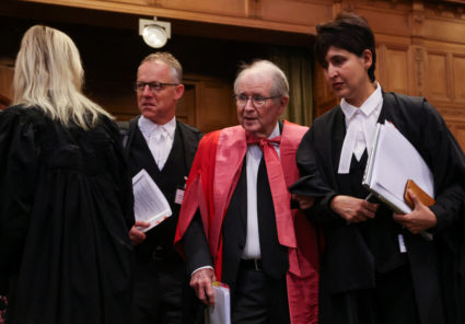 Judges at the ICJ hear a request for emergency measures by South Africa, who asked the court to order Israel to stop its m...