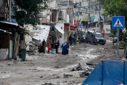 Israeli raid in Tulkarm, in the Israeli-occupied West Bank