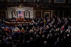 U.S. House of Representatives elect Mike Johnson Speaker of the House at the U.S. Capitol in Washington