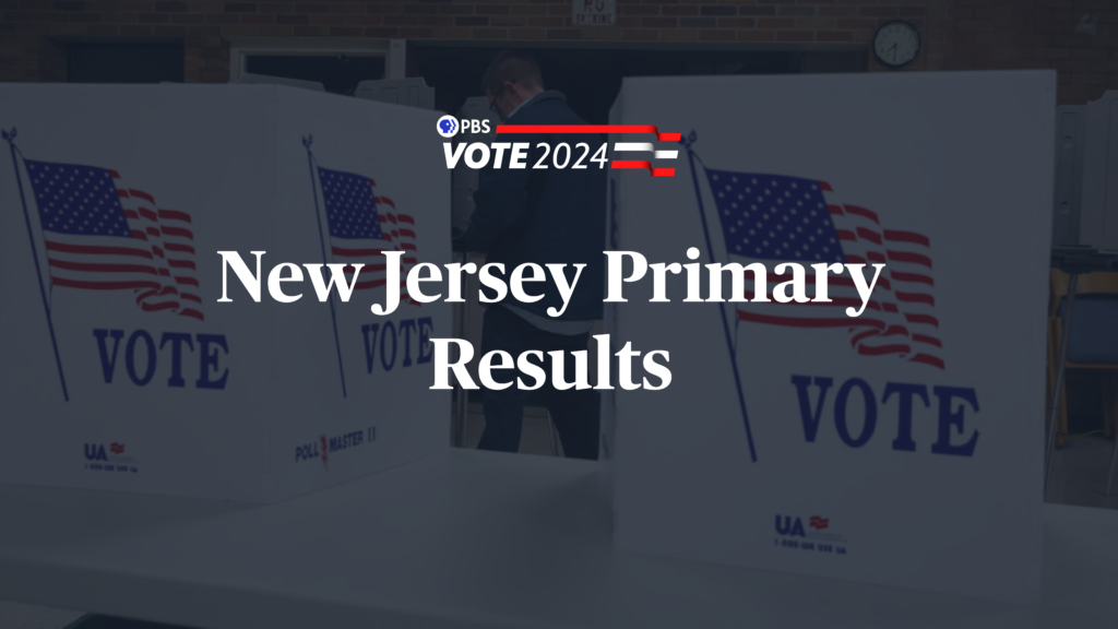 Live Results: New Jersey Primaries | Elections 2024 | PBS News